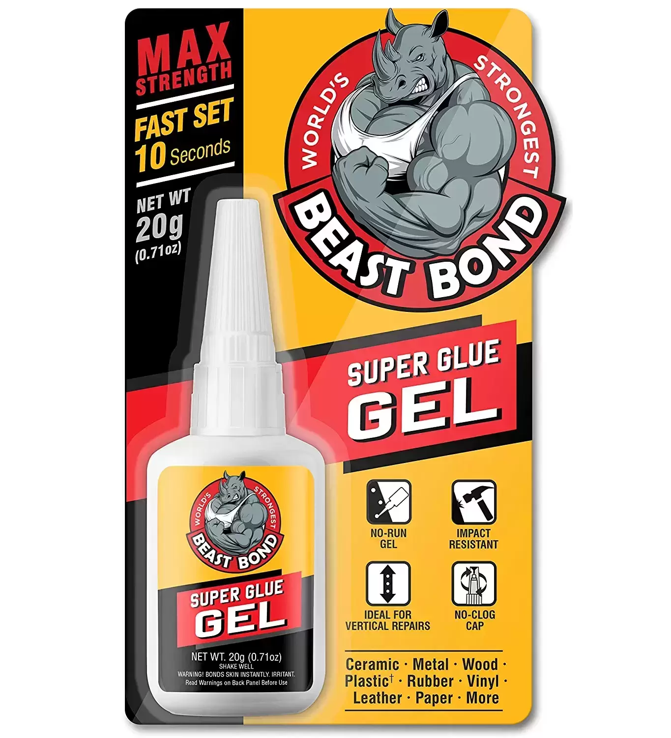 Beast Bond Epoxy Resin Kit, 1 Gallon High-Performance Epoxy Resin, Self-Leveling, Crystal Clear and Ultra-Glossy, Perfect for Table Tops, Crafts